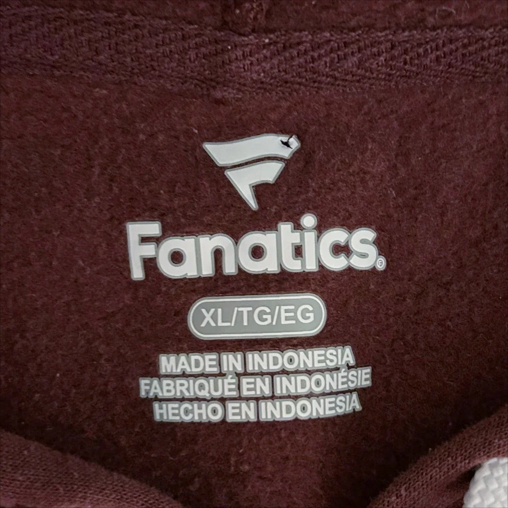 Texas A&M Hoodie Aggies Hooded Sweatshirt Womens XL Maroon White Relaxed Cropped